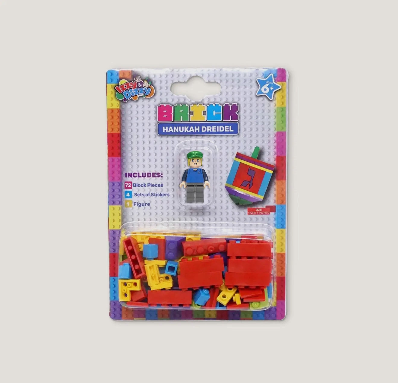 Binyan Bricks Dreidel Set With Minifigurine