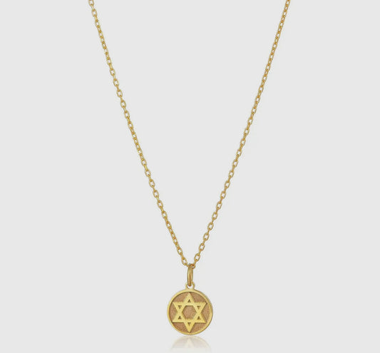 Star of David Necklace in Gold